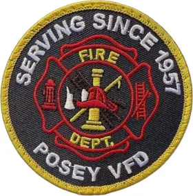 Posey Township Volunteer Fire Department Patch