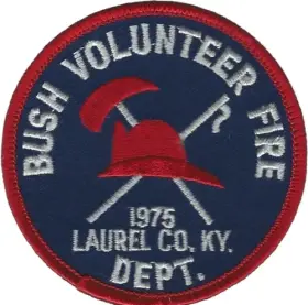 Bush Fire Department Patch