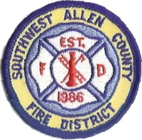 Southwest Allen County Fire District Patch