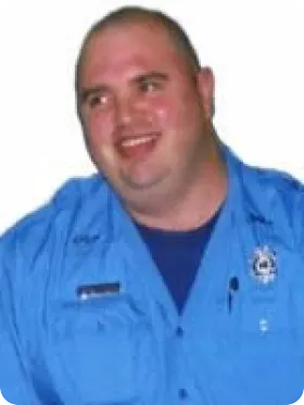 Photo of Paramedic Chris "Shrek" Hall